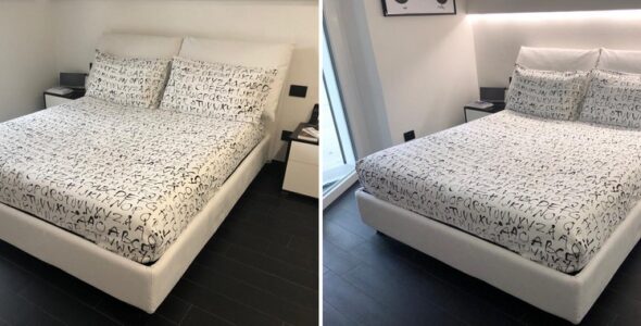 Rivestimento letto imbottito microfibra Astra. Rif. Martina G.